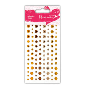 Papermania Adhesive Stones Sunshine 104pcs