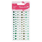 Papermania Adhesive Stones Verde 104pcs