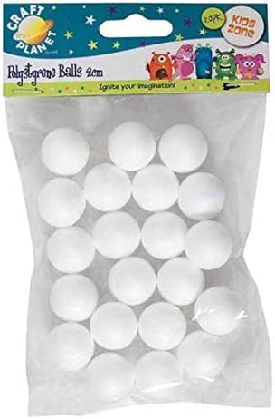 Craft Planet Polystyrene Balls 2cm PMA827901