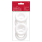 Papermania Mini Polystyrene Wreaths (80mm 4 Pieces)