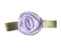 Small Ribbon Rose with Leaves -  Lilac 1pc