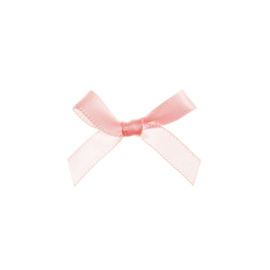 Bow 7mm Pale Pink 20pcs