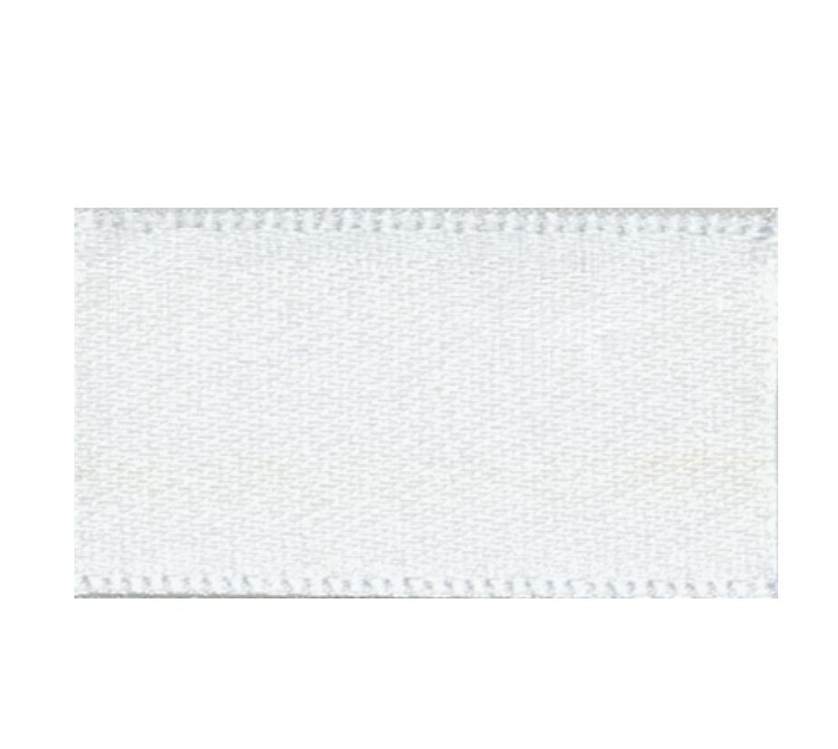 Ribbon Double Faced Satin 1m x 15mm White
