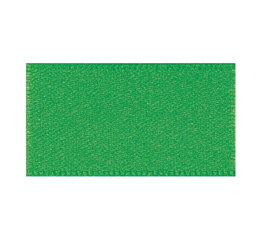 Ribbon Double Faced Satin 1m x 15mm Emerald