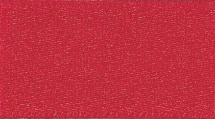 Ribbon Double Faced Satin 1m x 15mm Dark Red