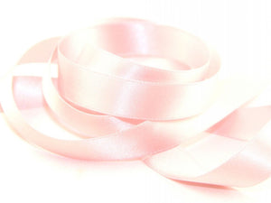 Ribbon Double Faced Satin 1m x 15mm Pink