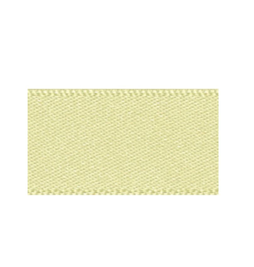 Ribbon Double Faced Satin 1m x 25mm Pale Lemon