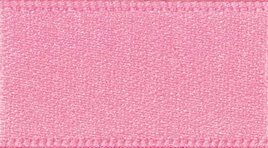 Ribbon Double Faced Satin 1m x 25mm Dark Rose
