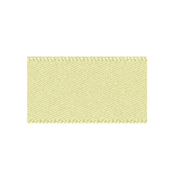 Ribbon Double Faced Satin 1m x 5mm Pale Lemon