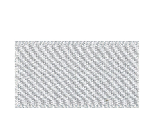 Ribbon Double Faced Satin 1m x 5mm Silver Grey
