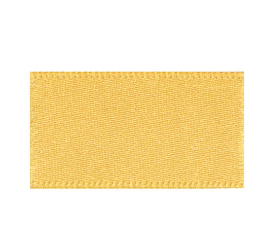 Ribbon Double Faced Satin 1m x 5mm Gold