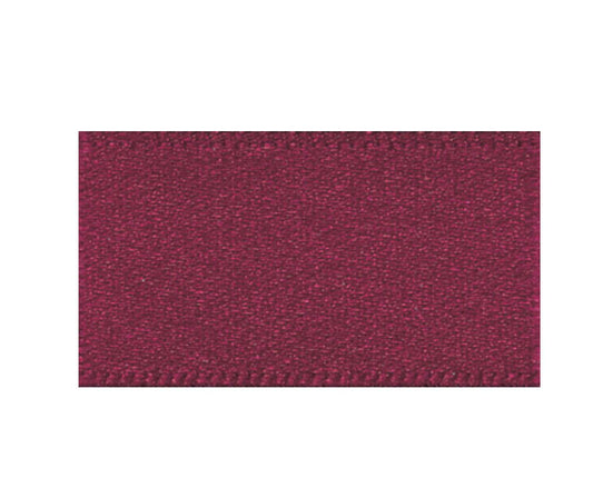 Ribbon Double Faced Satin 1m x 5mm Burgundy