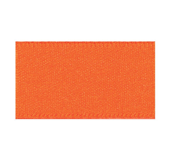 Ribbon Double Faced Satin 1m x 5mm Orange Delight