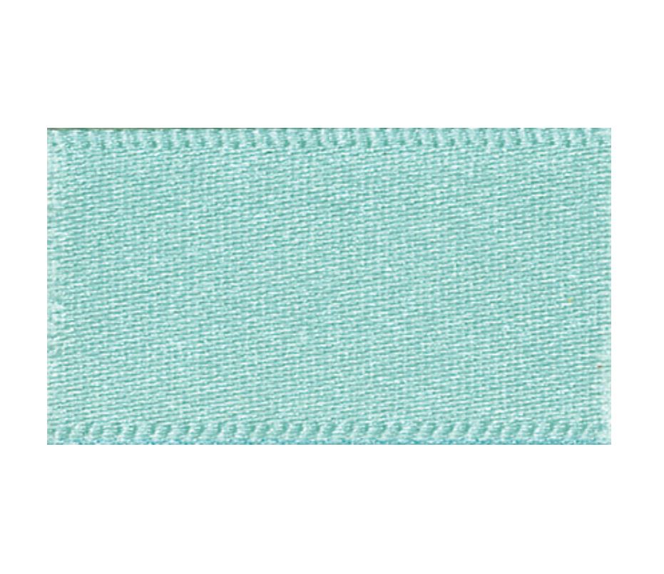 Ribbon Double Faced Satin 1m x 5mm Aqua