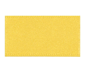 Ribbon Double Faced Satin 1m x 5mm Yellow