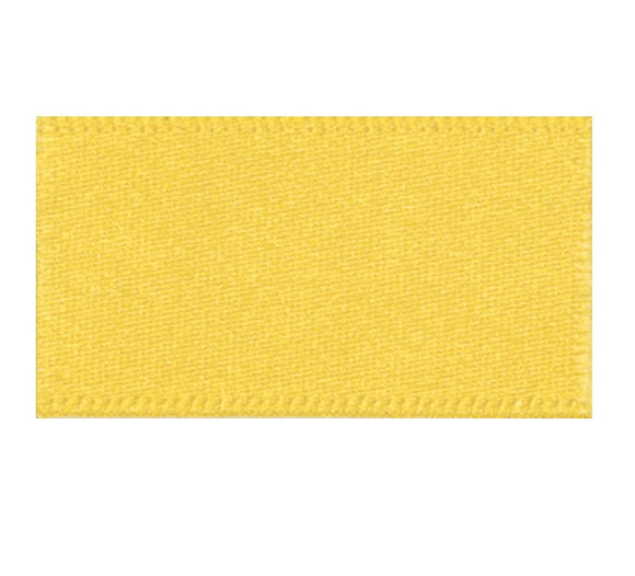 Ribbon Double Faced Satin 1m x 5mm Yellow