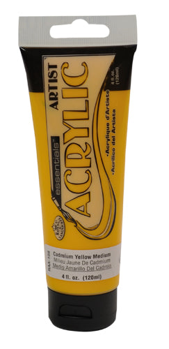 Essentials 120ml Acrylic Paint Cadmium Yellow