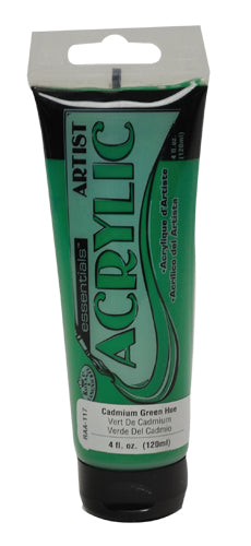 Essentials 120ml Acrylic Paint Cadmium Green