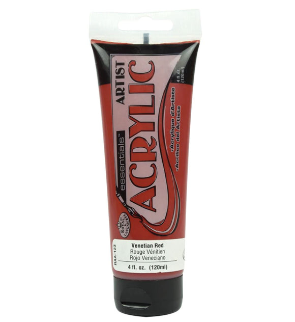 Essentials 120ml Acrylic Paint Venetian Red