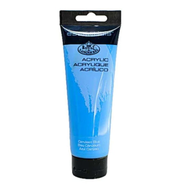 Essentials 120ml Acrylic Paint Cerulean Blue