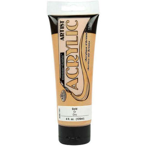 Essentials 120ml Acrylic Paint Gold