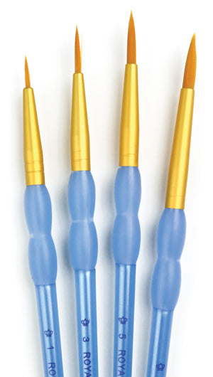 Golden Talkon Round Brush Set 4 pc