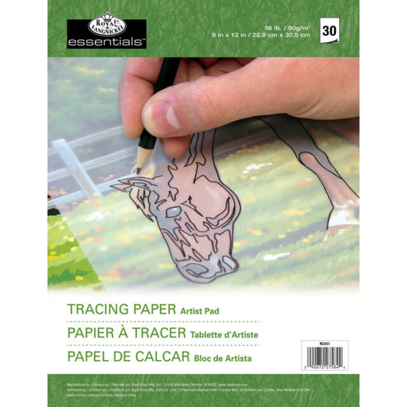 Essentials Artist Paper Pad 9 X 12 Tracing 30 Sheets