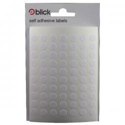 Blick White 8mm Round Label (Pk 490)