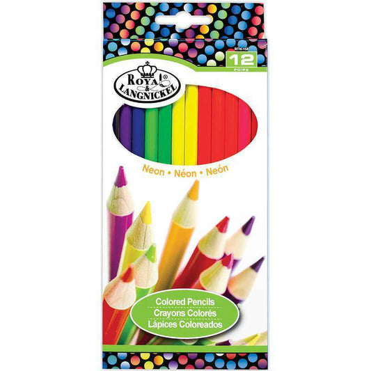 Neon Colour Pencil Set 12 piece