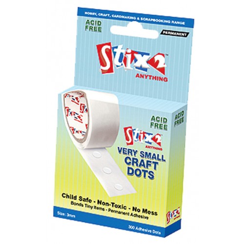Very small Craft Glue Dots - 3mm