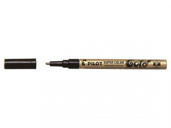 Pilot Metallic Marker- Gold Pen Fine