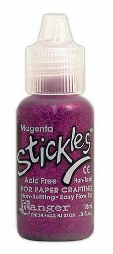 Ranger Stickles Glitter Glue Magenta 18ml