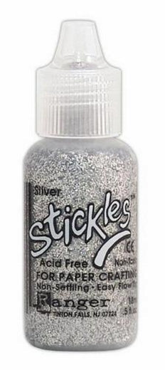 Ranger Stickles Glitter Glue Silver 18ml