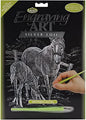 Silver Foil Engraving Art Kit Mare & Foul