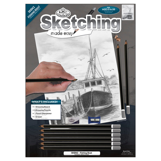 Sketching Made Easy Fishing Boat