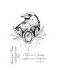 Sweet Poppy A5 Clear Stamp - Raven
