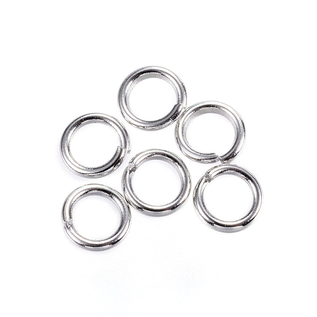 Jump Rings 4mm - Stainless Steel