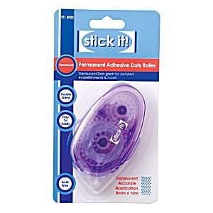 Stick It Permanent Adhesive Dots Roller - 8mm x 10m