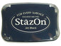 Tsukineko StazOn Large Solvent Ink Stamp Pad Jet Black