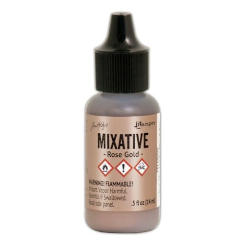 Ranger Tim Holtz Alcohol Ink Metallic Mixative Rose Gold