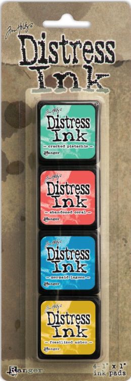 Ranger Tim Holtz Distress Mini Ink Pads 4pcs - Kit 13