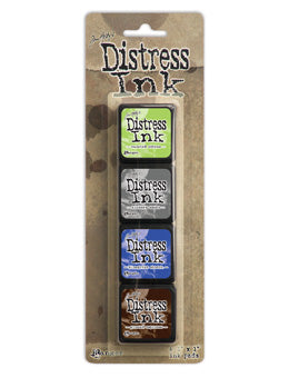 Ranger Tim Holtz Distress Mini Ink Pads 4pcs - Kit 14