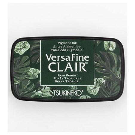 Tsukineko VersaFine Clair Rain Forest Ink Pad