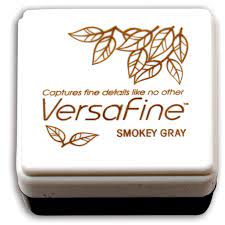 Tsukineko VersaFine Pigment Mini Ink Pad-Smokey Gray