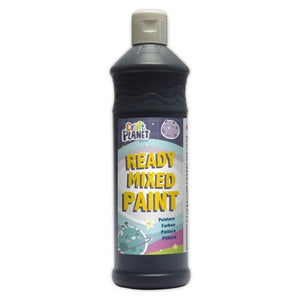 Craft Planet Ready Mix Paint 600ml - Black