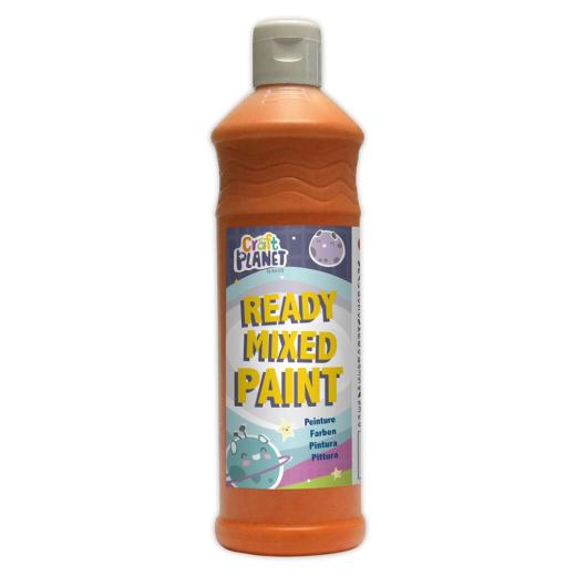Craft Planet Ready Mix Paint 600ml - Orange
