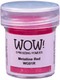 Embossing Powder Metalline Red