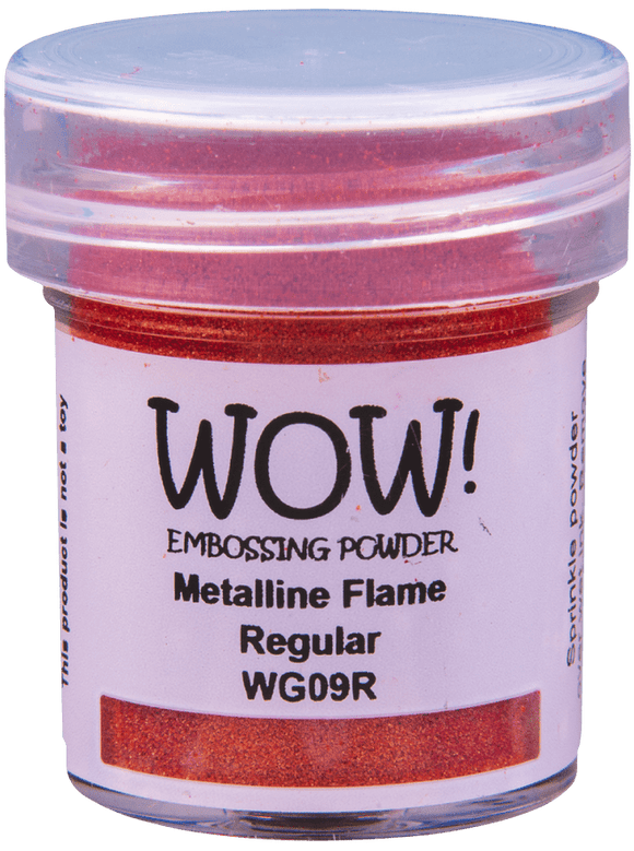 Embossing Powder Metalline Flame