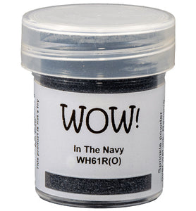 Embossing Powder In The Navy