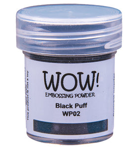 Embossing Powder Black Puff